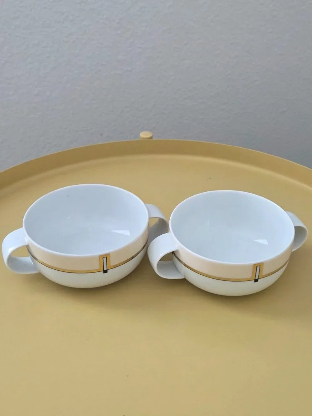 ROSENTHAL STUDIO-LINIE Two-Handled Soup Bowls - Set of 2 - GERMANY